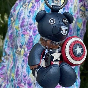 Coach X Marvel Captain America Bear Charm